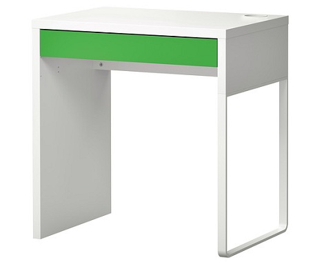 escritorios baratos ikea micke verde