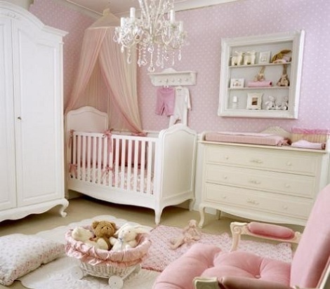 habitaciones-bebe-rosa-dibujo habitaciones beeb rosa dibujo