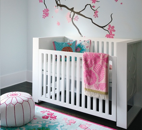 habitaciones-bebe-rosa-minimal habitaciones bebe rosa minimal