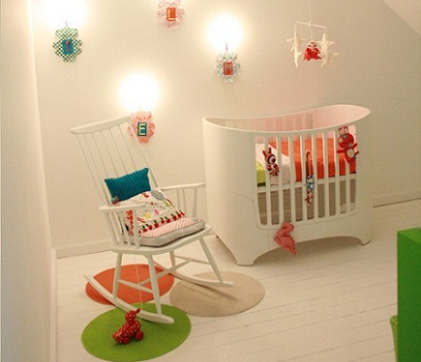 como decorar la habitacion del bebe luces
