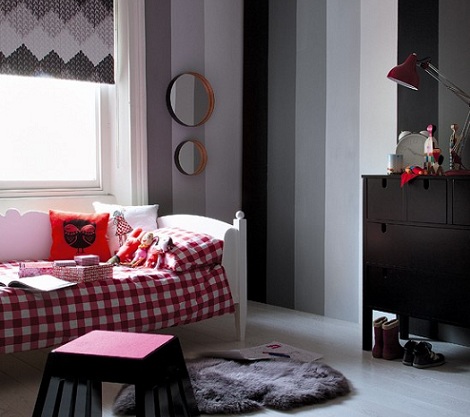 habitaciones-infantiles-practicas-rayas habitaciones infantiles practicas rayas