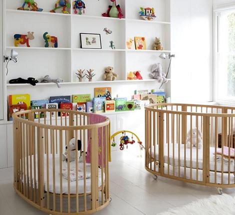 habitacion-bebe-para-dos Habitación de bebé para dos