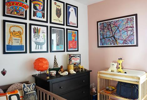 habitacion-bebe-retro Habitación bebé retro