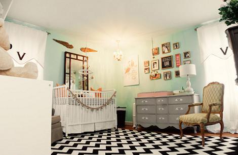 Dormitorio original de bebé