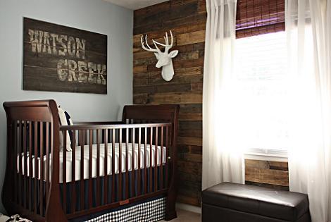 habitacion-bebe-estilo-rustico Habitación bebé estilo rústico