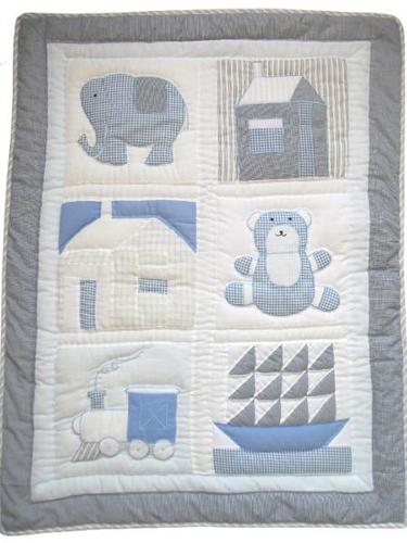 colcha-bebe-azul Colcha de bebé azul