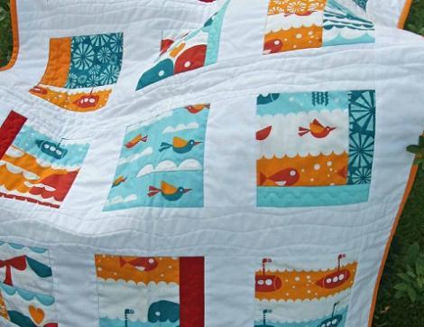 colcha-bebe-retales Colcha de bebé con retales