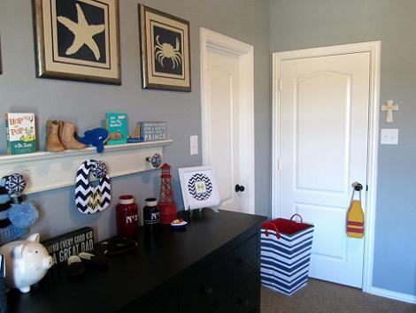 habitacion-bebe-nautica Habitación de bebé náutica