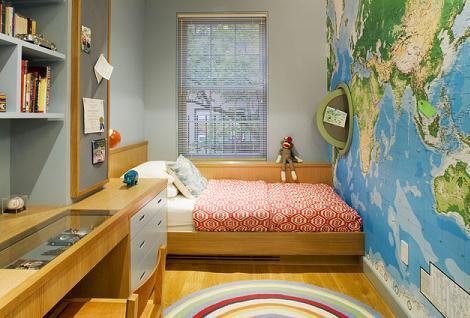 Dormitorio infantil gris
