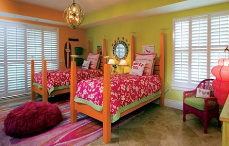 dormitorio-naranja-amarillo Dormitorio naranja amarillo