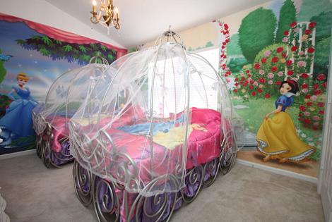 Dormitorio de princesas de Disney