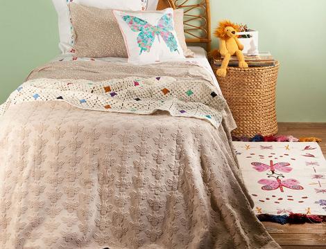 Colcha abejas niños