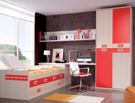 habitaciones infantiles merkamueble 2013 rojo
