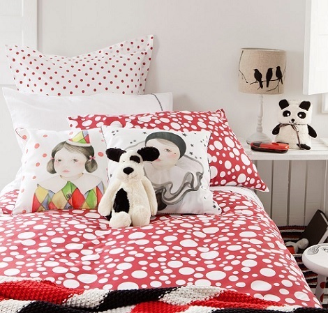 nordico rojo círculos de Zara niños invierno 2014