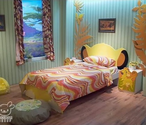 ideas decorar habitación Disney Rey León